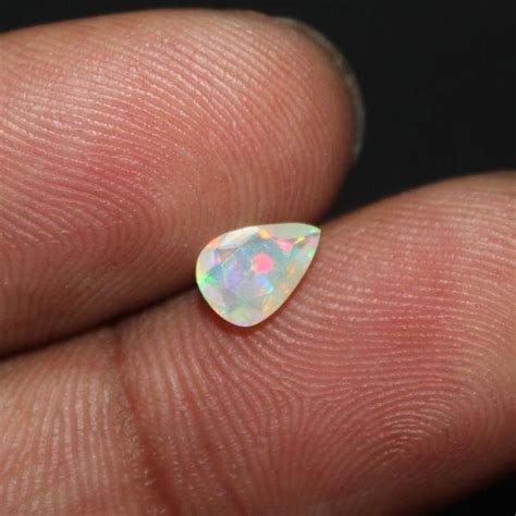 Natural Welo Opal Faceted Pear Cut 7x5 Mm Fire Opal Faceted Etsy