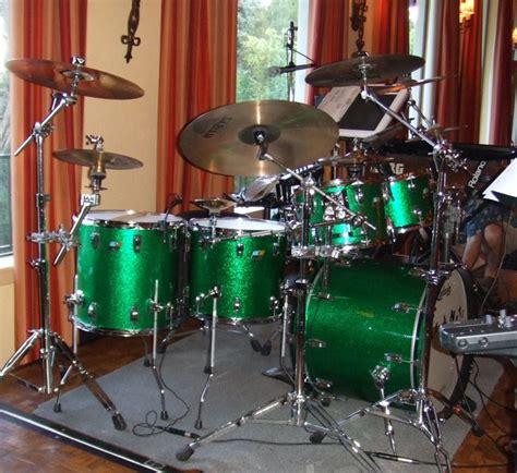 Gretsch Green Sparkle Ludwig Drums Music Stuff Drum Kits