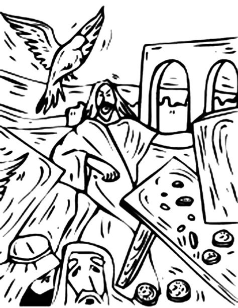 The Bible Heroes Jesus Christ Coloring Page Netart
