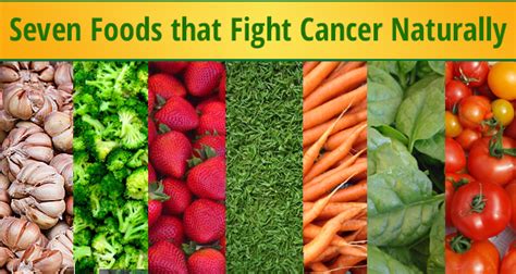 The food on this list cannot be termed miracle foods that cure cancer because. Seven Foods that Fight Cancer Naturally