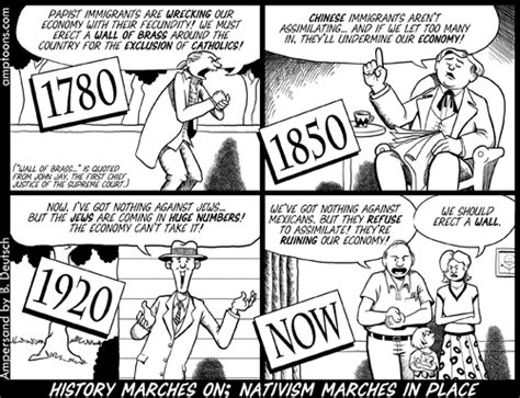 These are those little boxes on the editorial page of your local newspaper where cartoonists here comes an overweight cat with dollar signs for eyes and a hat that says social security pouring a bucket that says 'alternative minimum tax' over. Ampersand: Immigration History | Dollars & Sense
