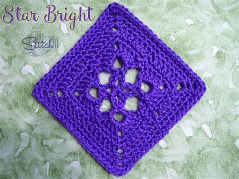 Star Bright Square ~ Free Crochet Pattern