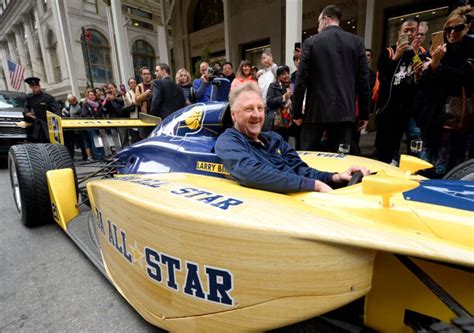 Larry Bird Delivers Pacers 2021 All Star Bid In An Indy Car