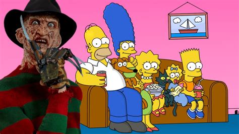 Every Freddy Krueger Reference On The Simpsons Youtube