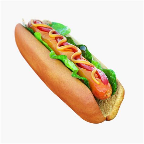 3d Hot Dog