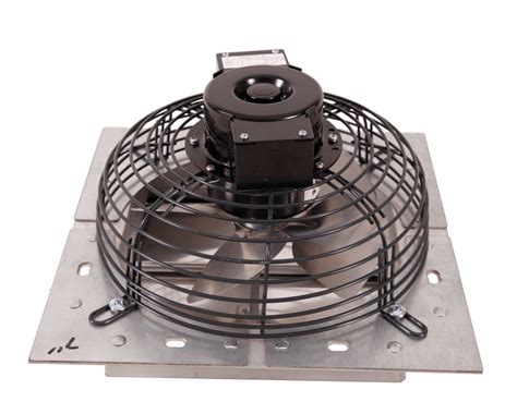 Shutter Mounted Wall Exhaust Fan 8 Inch W 9 Cord And Plug 300 Cfm Vari