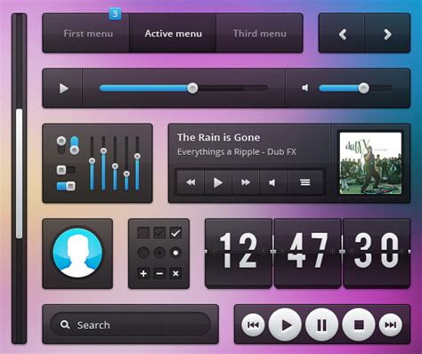 70 Free Gui Ui Ux Psd Kits And Web Elements For Download