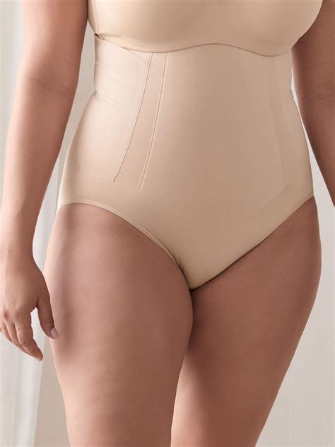 high waisted oncore shapewear brief panty spanx penningtons
