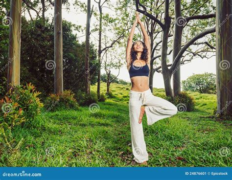 Women Practicing Yoga In Nature Outdoors Stock Image Image Of Peace Lifestyle