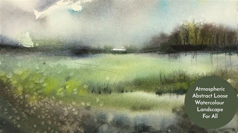 Abstract Loose Landscape Watercolour Painting To Get You Started