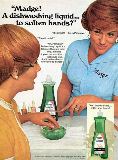 You Re Soaking In It Vintage Palmolive Ads Featuring Madge The