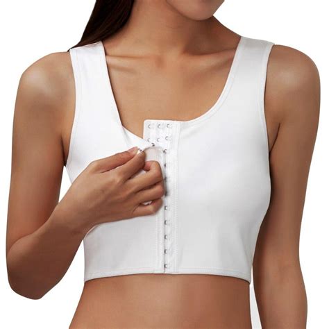 Buy Flat Breast Women Short Vest Binder Les Corset Tomboy Lesbian