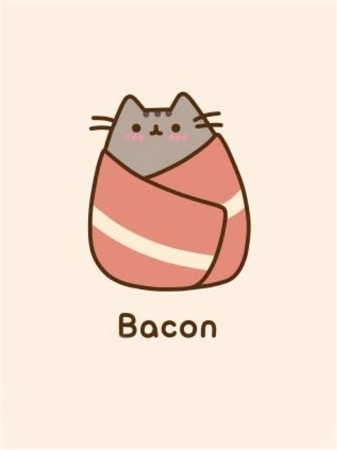 They Say Everything Is Better With Bacon Maybe Even Pusheen The Cat Meow Crazy Cat Lady
