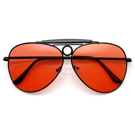 Zerouv Large Oversized Metal Teardrop Crossbar Aviator Sunglasses Blackblack Red Want To Know