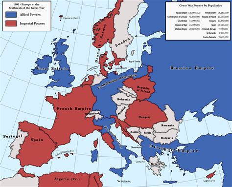 1908 An Alternate Wwi 96 Years After Napoleons Victory Imaginarymaps