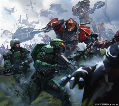 Halo Wars 2 Concept Art By Yap Kun Rong Concept Art World Halo