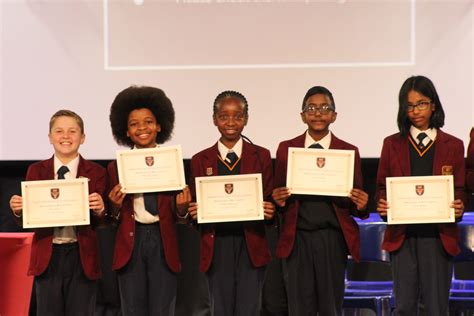 Trinity House Glenvista Top 10 Learners From Grades 5 To 7 Have Been