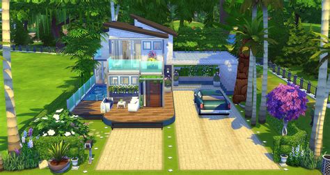 Maison Sims 4 Moderne Idées De Décoration