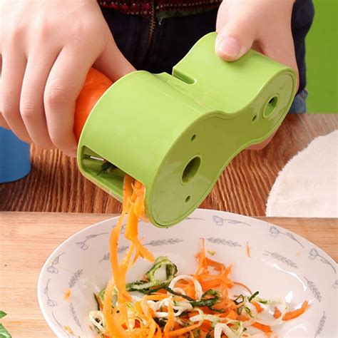 Hot New Gadgets Vegetable Spiral Cutter Carrot Double Grater Sharpener
