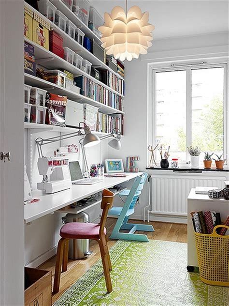All the furniture and storage in the room was either reused, repurposed or rearranged. 50 Most Popular Small Craft and Sewing Room Design Ideas ...
