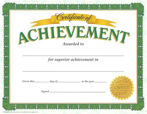 Green Printable Aports Award Certificate Template Doc Docs Msword