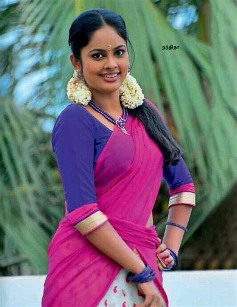 Pin By Venkitapathy Venkitapathy3132 On Nandita Swetha Actresses Saree Indian Actresses