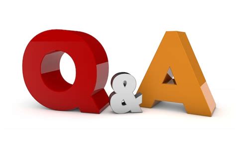 Premium Photo 3d Rendering Qanda Questions And Answers On White