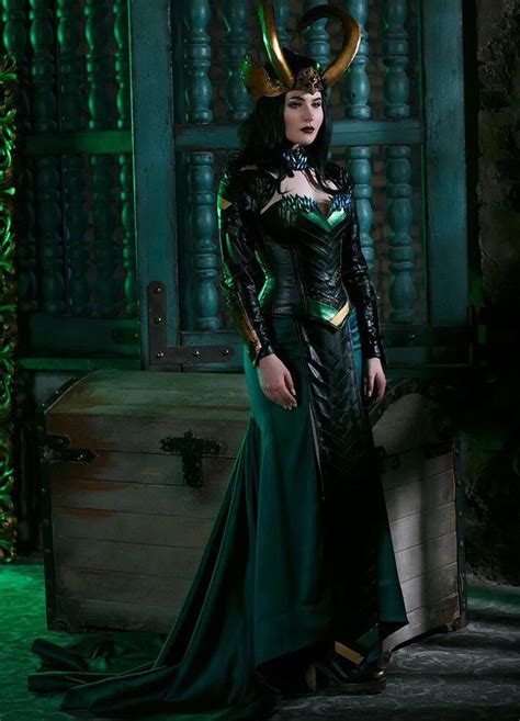 Lady Loki Cosplay Costume Marvel Inspired Original Desigm By Rarami In