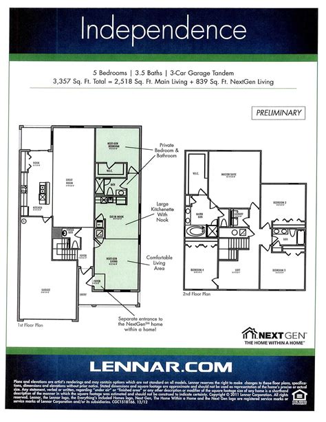 Lennar New Jersey Floor Plan Floorplansclick