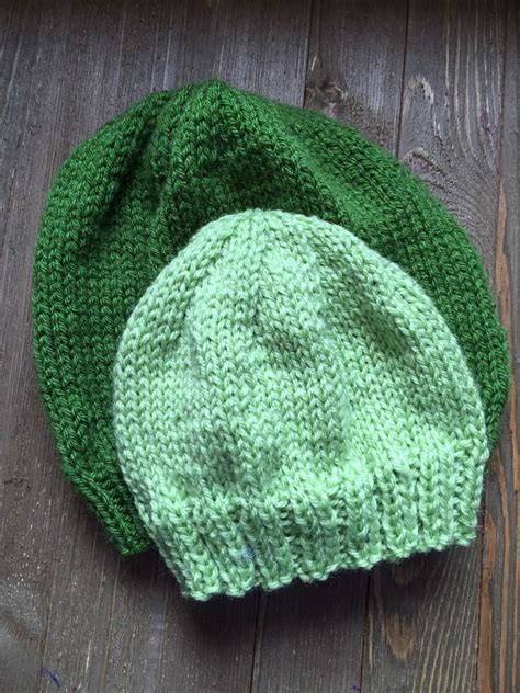 Free Pattern Friday Basic Knit Hat For Child Or Adult In 2020