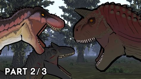 Tarbosaurus And Allosaurus Vs Carnotaurus Animation Part 23 Youtube