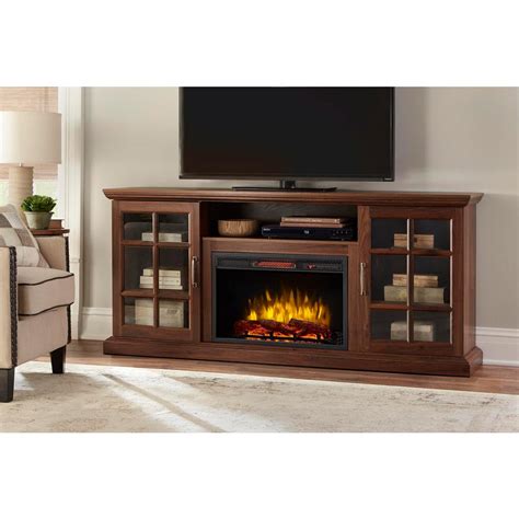 Home Decorators Collection 70 In Infrared Electric Fireplace Tv Stand