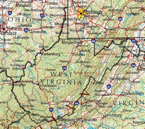 Maps Of West Virginia