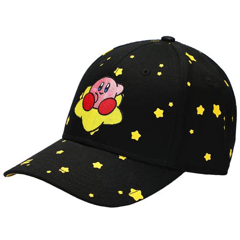 Kirby Warp Star Embroidered Hat