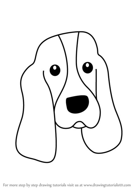 At first, try to create sketches using pictures or photos, and then full face. Learn How to Draw a Bloodhound Dog Face for Kids (Animal ...