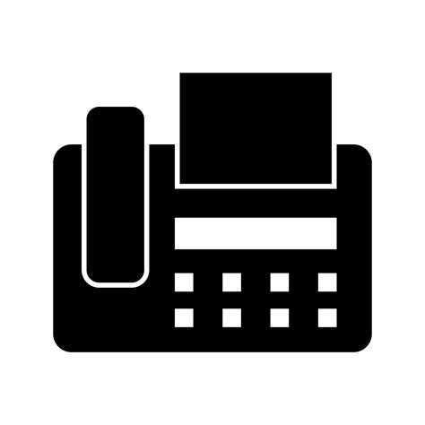 Fax Machine Icon Vector Art Icons And Graphics For Free Download