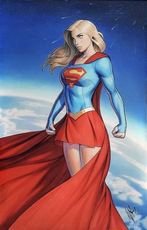 Supergirl By Warren Louw Comic Art Supergirl Comic Dc Comics Girls Supergirl