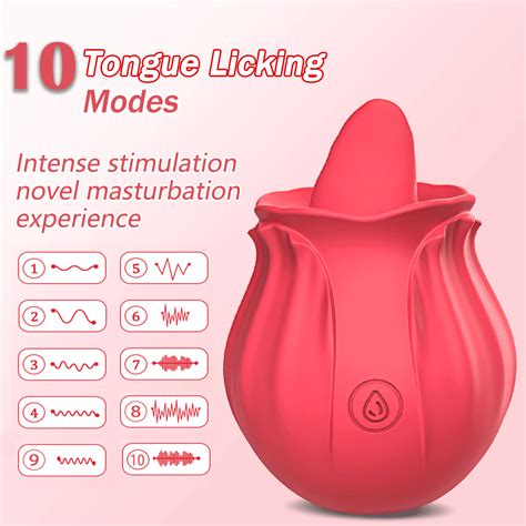 Rosebud Toy 10 Tongue Licking Vibrators Rose Toy Official Website