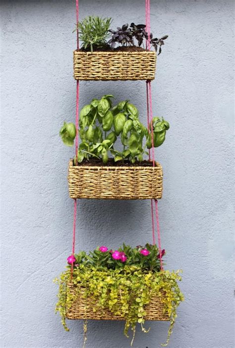 Vertical Hanging Basket Garden
