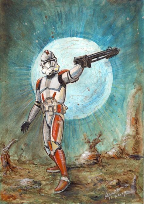 Star Wars Clone Trooper By Antonvandort On Deviantart Star Wars