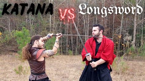 Katana Vs Longsword Battle Of The Edge Lords Sword Youtube