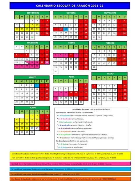 Descarga El Calendario Escolar Para El Curso Imagesee