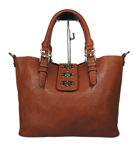Fraless Collection Flip-lock Flap Closure Bag in Bag Design Hobo