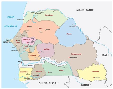 Dakar Senegal On World Map United States Map