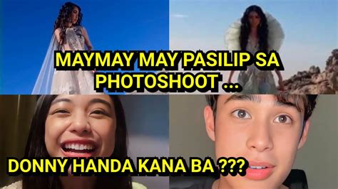 Maydon Updates Maymay May Pasilip Sa Photoshoot Donny Handa Ka Na Ba Youtube