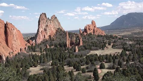 Scenic View Of The Garden At Garden Of The Gods Colorado Image Free