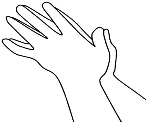 Search more high quality free transparent png images on pngkey.com and share it with your friends. Hands Clapping Loud Coloring Pages | Best Place to Color