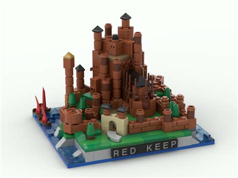 Lego Moc Got Red Keep By Chricki Rebrickable Build With Lego