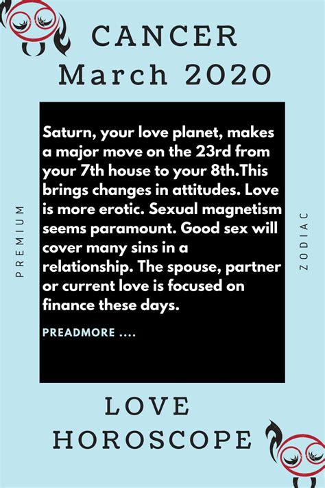 Cancer Love Horoscope For The Month Of 2020