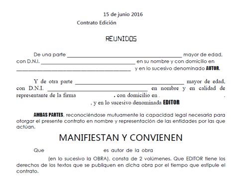 El Contrato De Derechos De Autor Asesorías